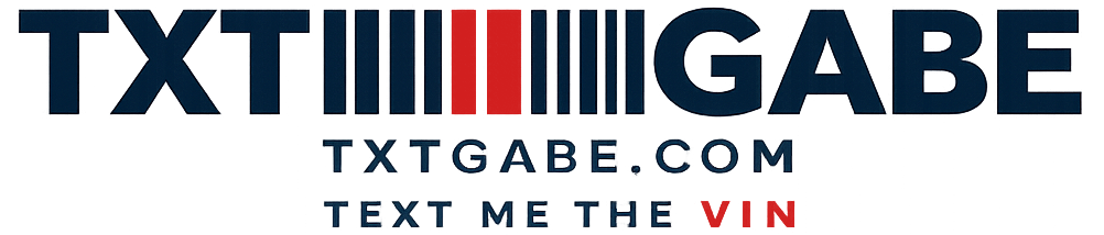 TXTGABE.COM - Text Me The VIN Logo Boulder Colorado